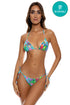Luli Fama Hidden Gems Seamless Reversible Wavy Ruched Back Tie Side Bottom